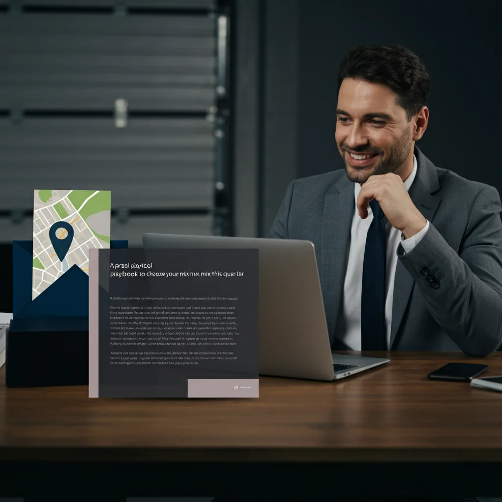 Practical playbook to choose your marketing mix this quarter