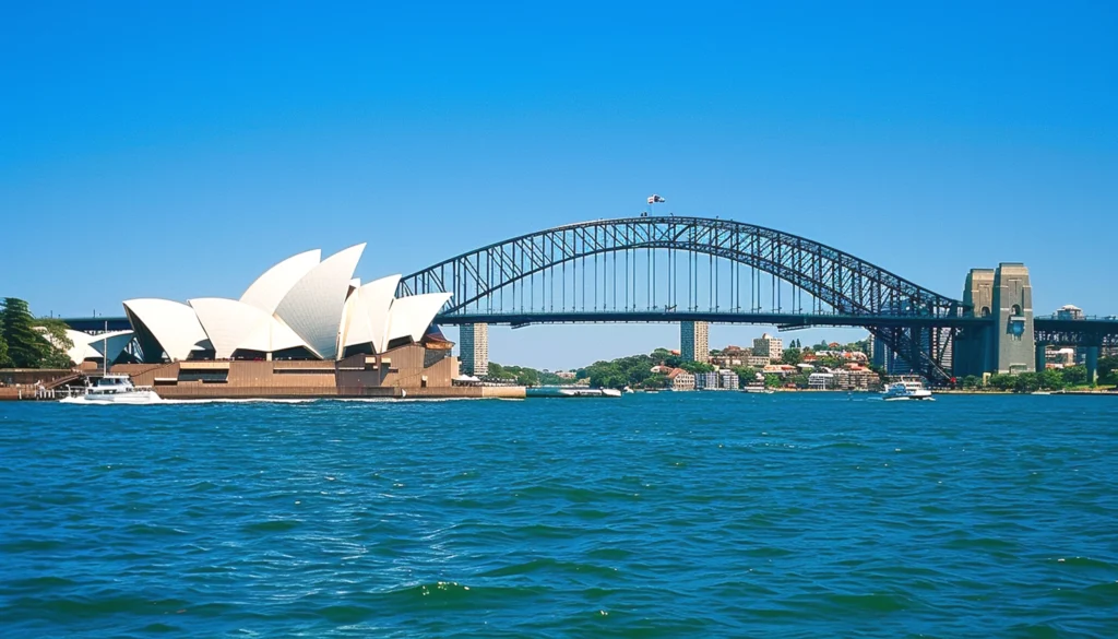 Sydney skyline Australia representing local plumber SEO services