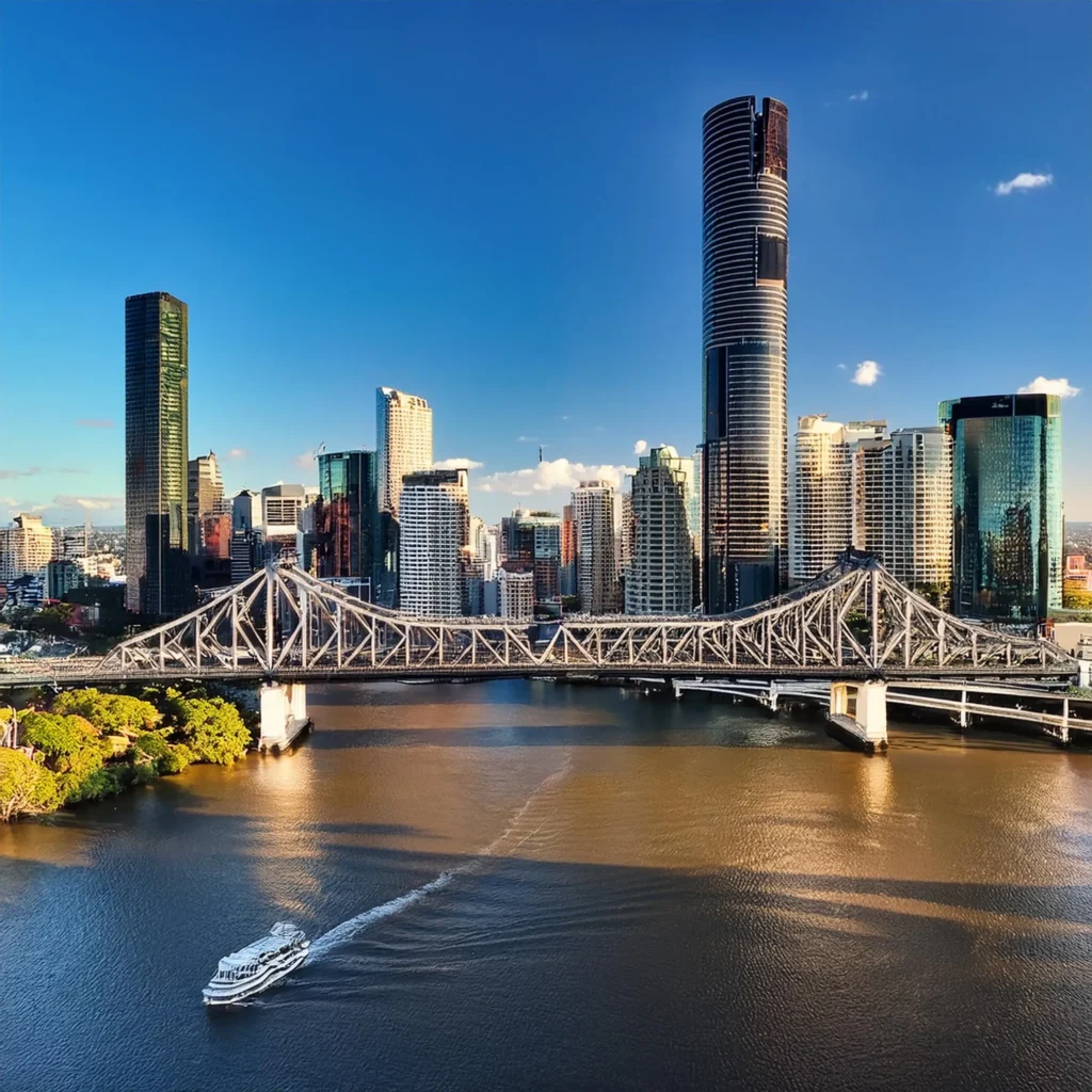 Brisbane skyline Australia representing local physiotherapy SEO services
