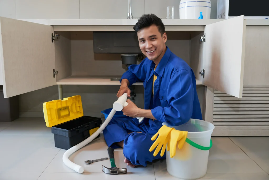 Professional plumber repairing pipes in Sydney residential plumbing service