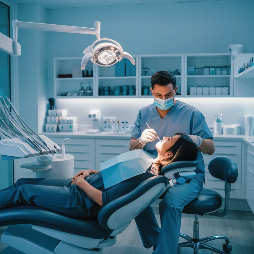 Dentist clinic website interface showcasing professional web design in Brisbane