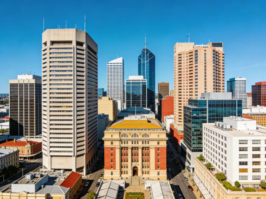 Adelaide skyline Australia representing local accountant SEO services