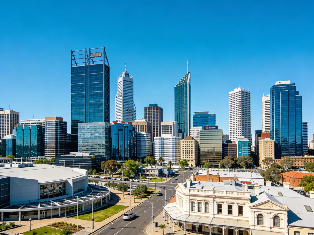 Adelaide skyline Australia representing local SEO services for lawyers
