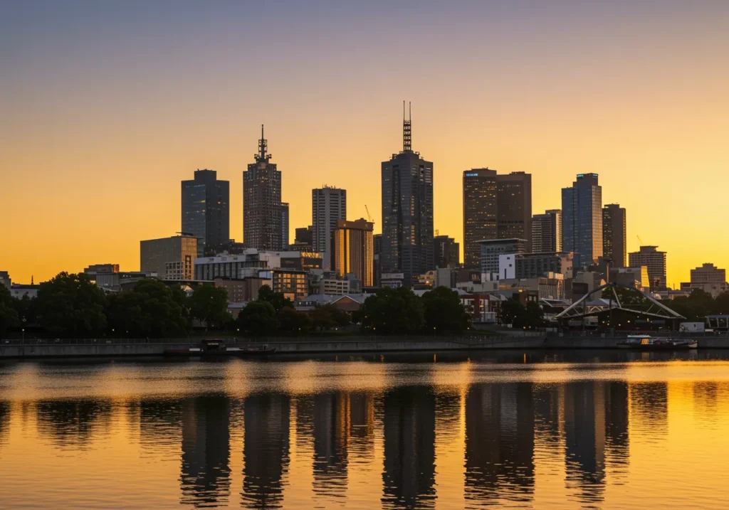 Melbourne skyline Australia representing local SEO services for lawyers