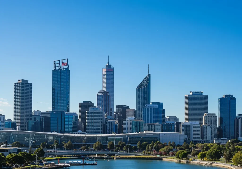 Perth skyline Australia representing local builder SEO services