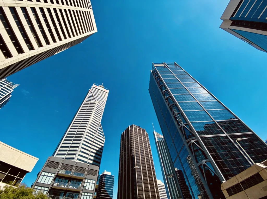 Perth skyline Australia representing local restaurant SEO services