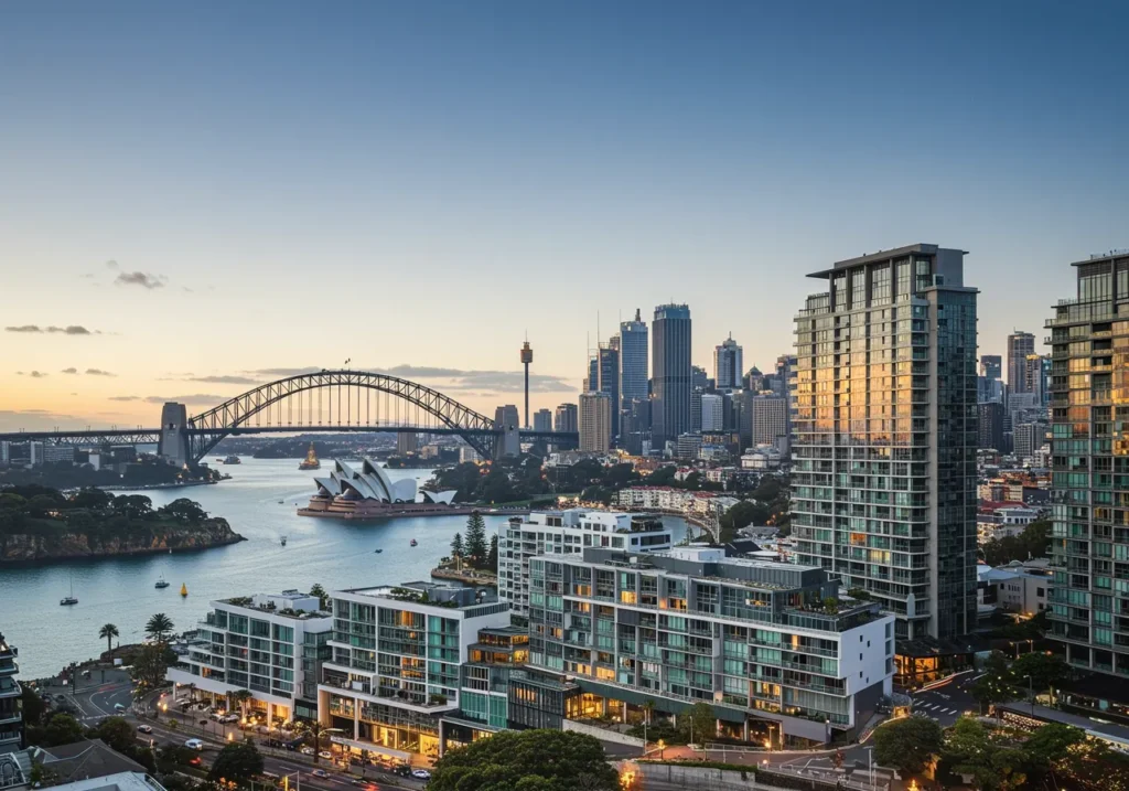 Sydney skyline Australia representing real estate SEO services