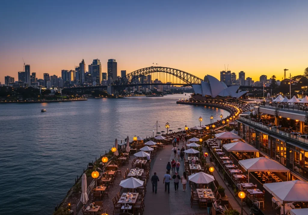 Restaurant interior dining setup in Sydney showcasing hospitality business