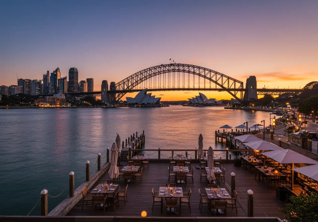 Delicious food served in Sydney restaurant for customer dining experience