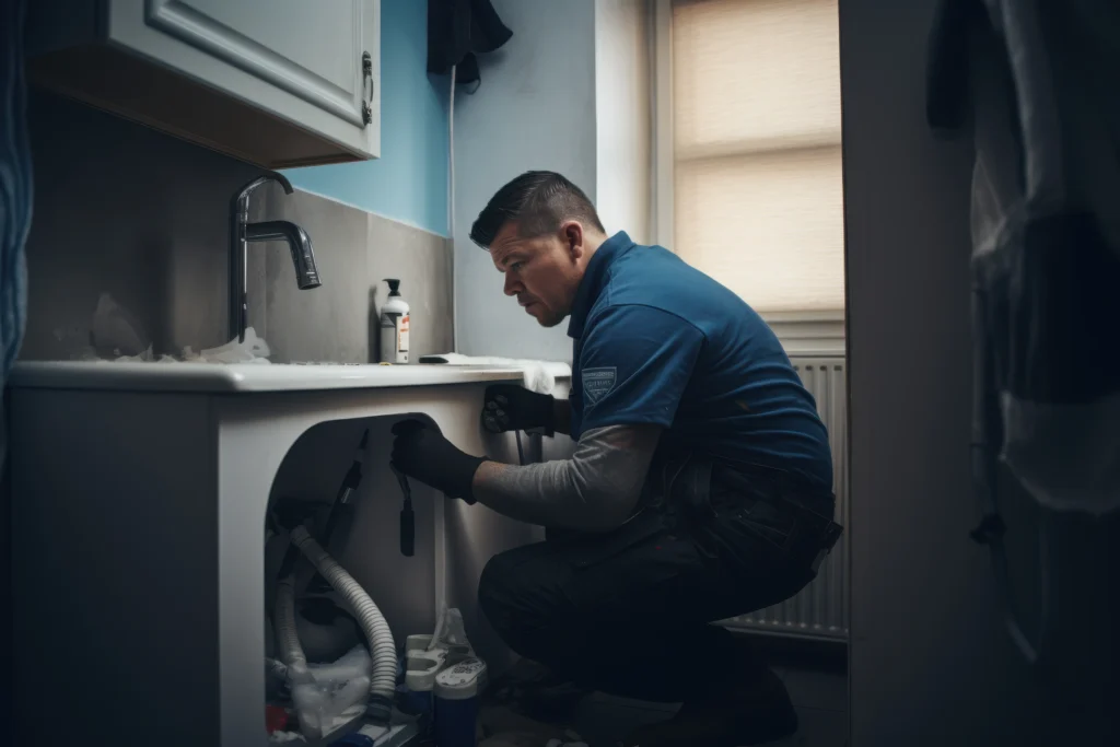 Professional plumber repairing pipes in Hobart residential plumbing service