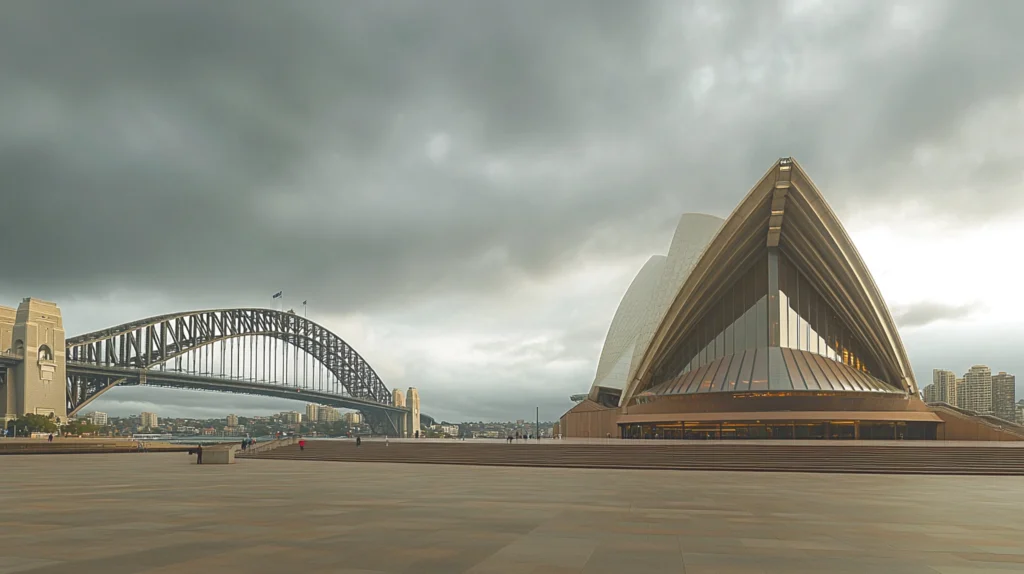 Sydney skyline Australia representing local electrician SEO services