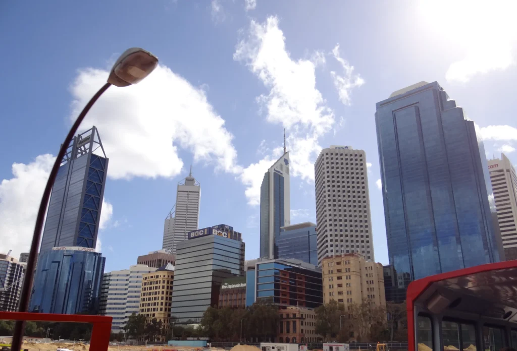 Low Angle View Buildings Against Cloudy Sky