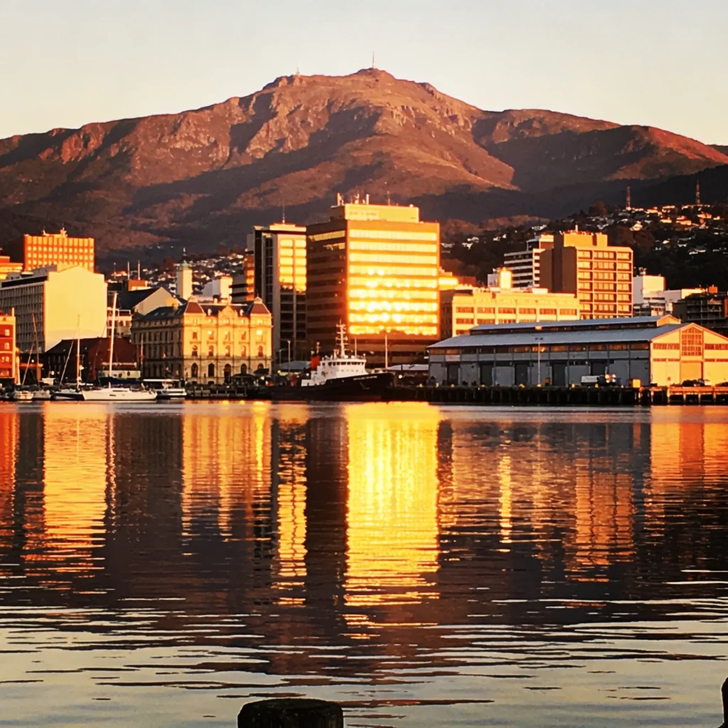 Hobart skyline Australia representing local dental SEO services