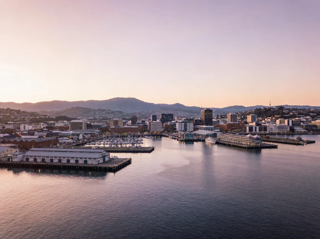 Hobart skyline Australia representing local SEO services for lawyers