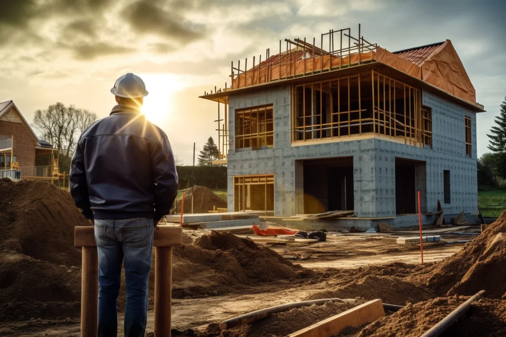 Modern home construction project in Perth by expert building contractor