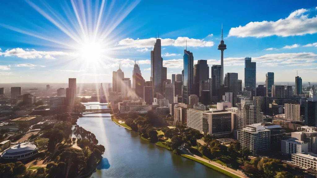 Melbourne skyline Australia representing local builder SEO services