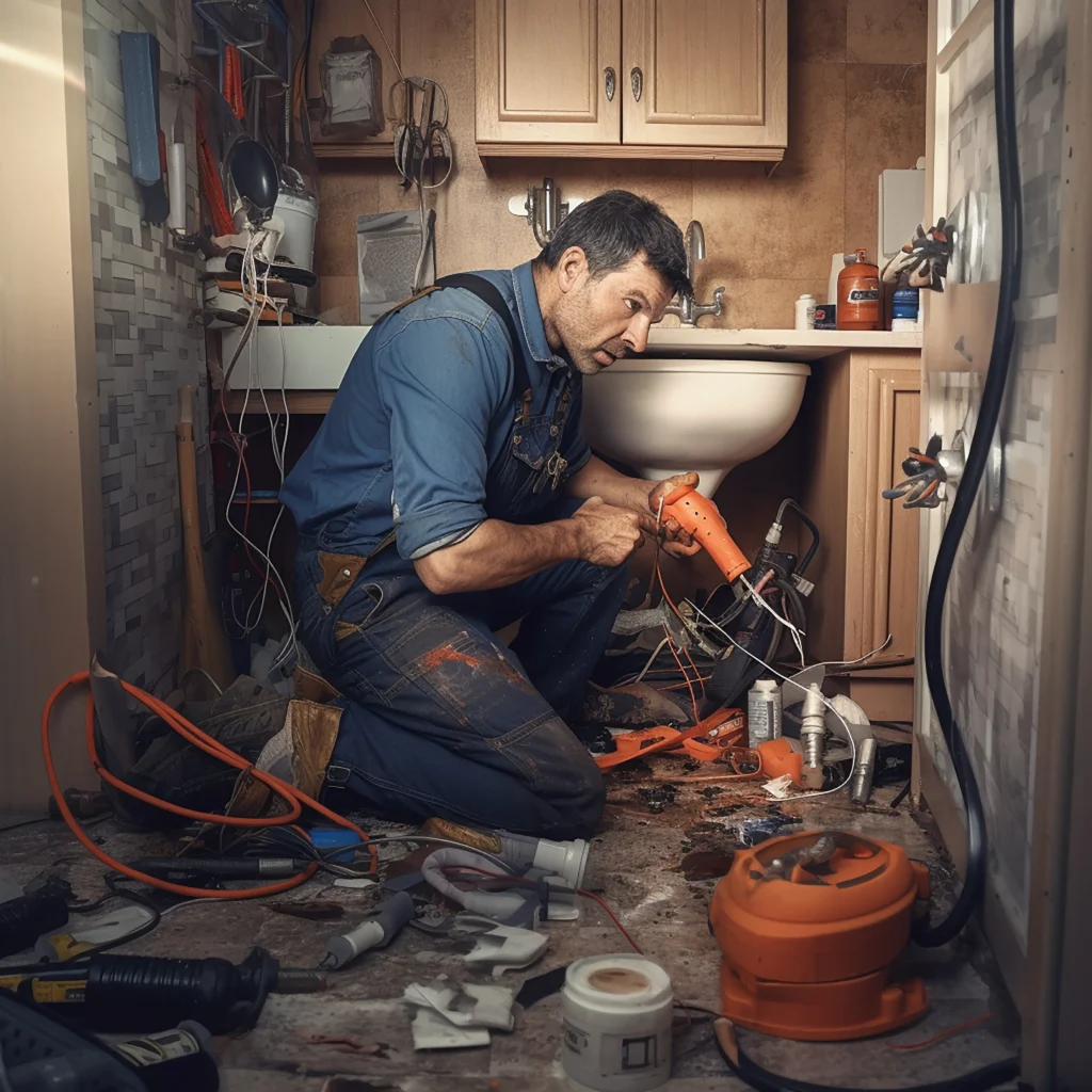 Plumber service website interface showcasing professional web design in Brisbane