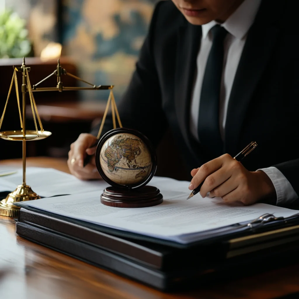 Legal services website interface showcasing professional web design in Brisbane