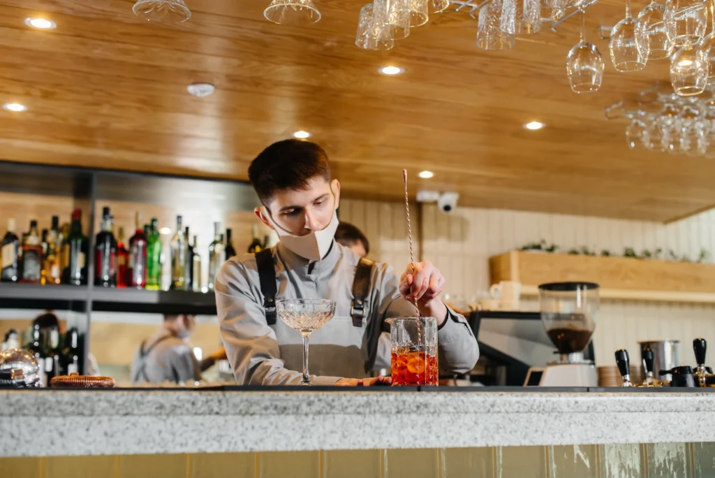 Restaurant interior dining setup in Perth showcasing hospitality business