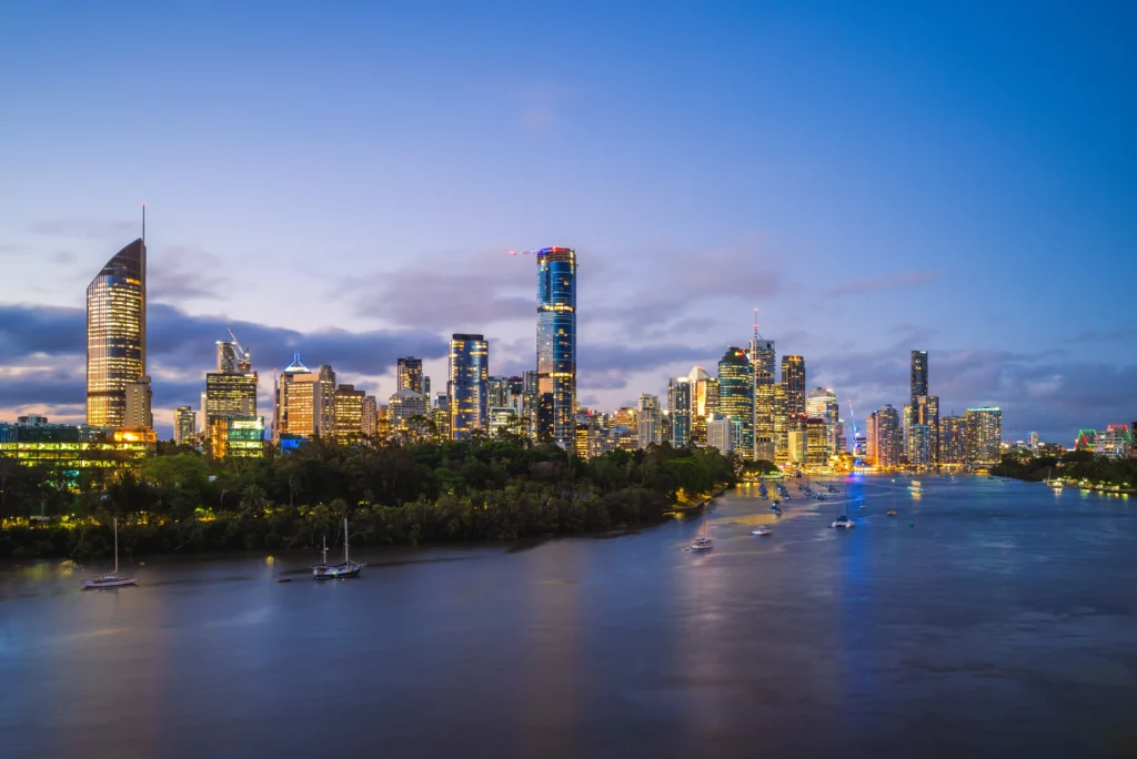 Brisbane skyline Australia city view representing local SEO services