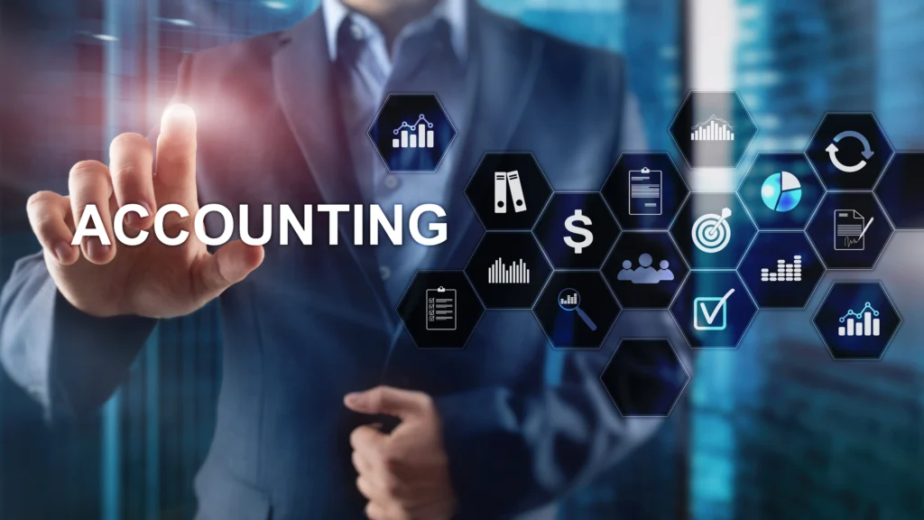 accountant in Melbourne working on financial reports digital marketing services
