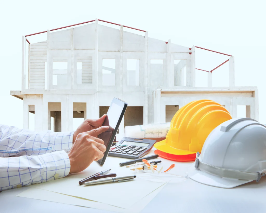 Adelaide construction company logo design business card and social media branding services for builders