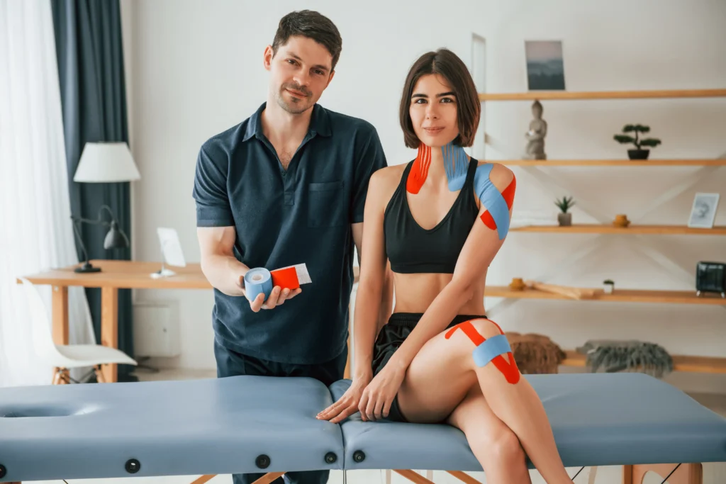 physiotherapist in Perth treating patient PPC advertising for physiotherapy clinics