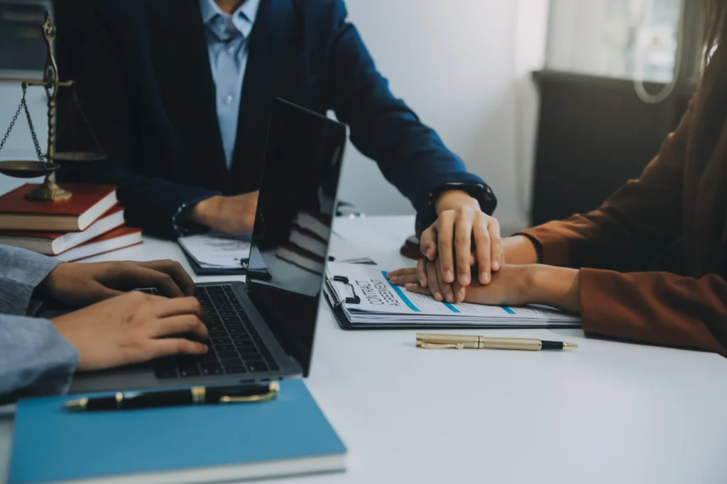 lawyer in Sydney consulting client legal office digital marketing services