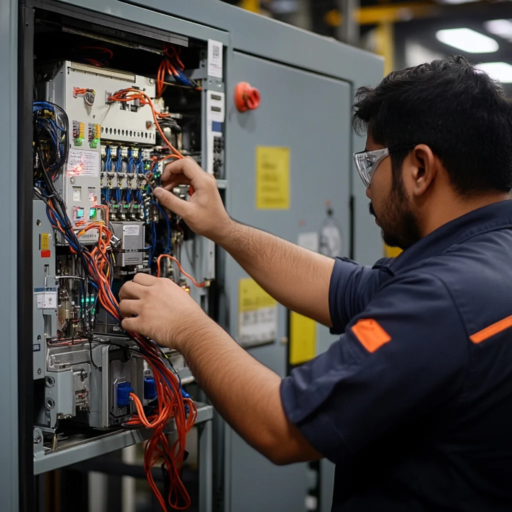 Melbourne electrical services technician wiring online marketing for electricians