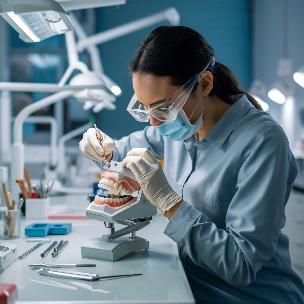 Dentist clinic website interface showcasing professional web design in Melbourne