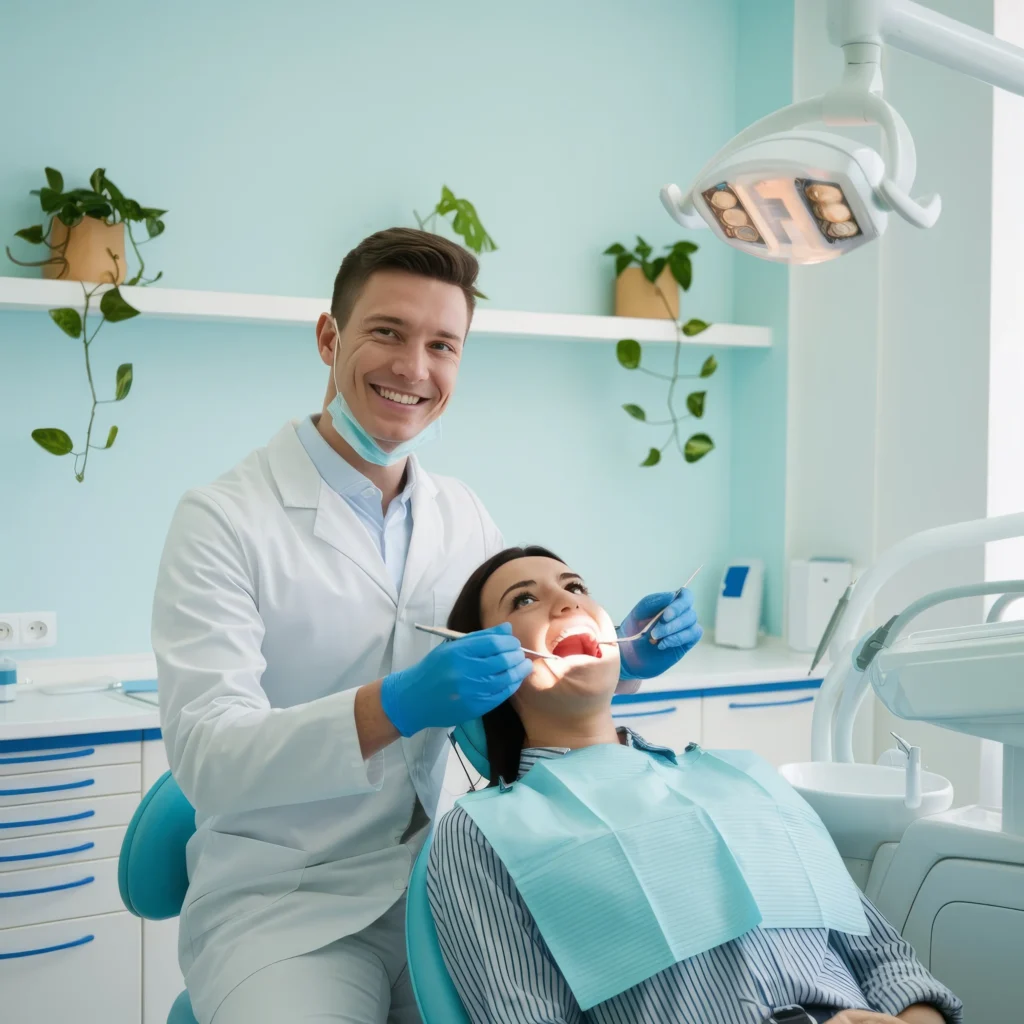 Dentist clinic website interface showcasing professional web design in Sydney