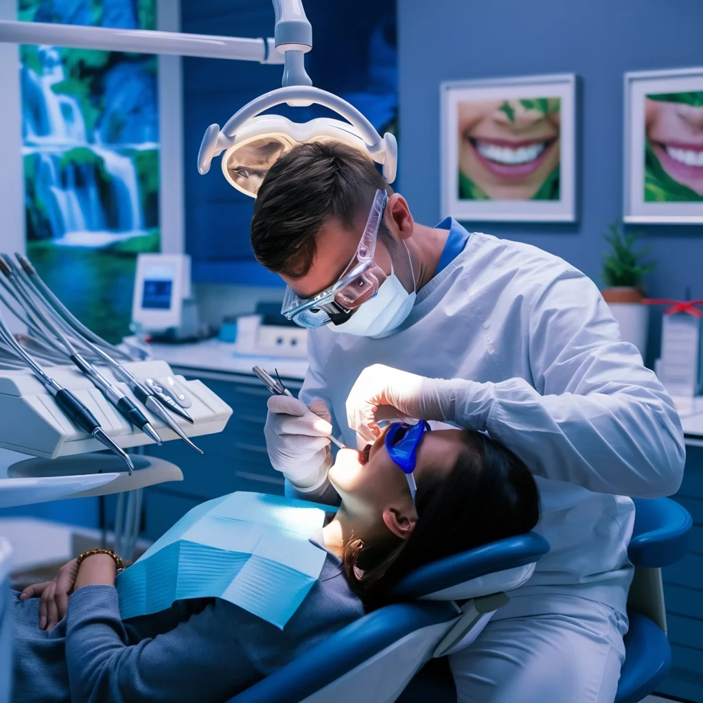 Dentist clinic website interface showcasing professional web design in Perth