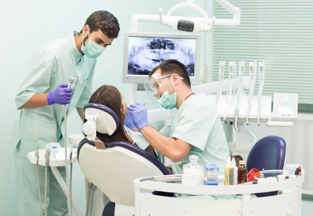 dentist in Adelaide treating patient digital marketing for dental clinics