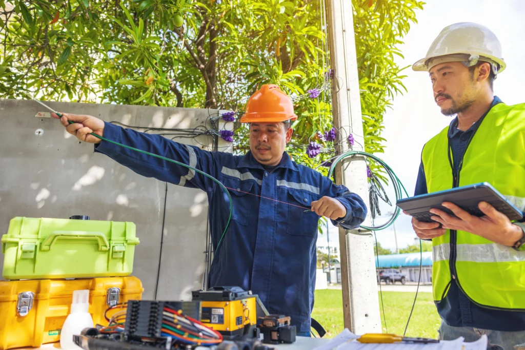 Adelaide electrician installing wiring Google Ads PPC marketing services for electricians