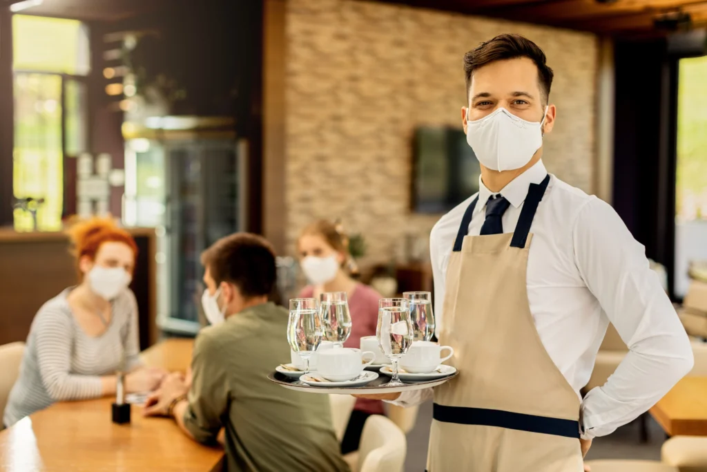 restaurant in Brisbane with branded menu and business card graphic design for restaurants
