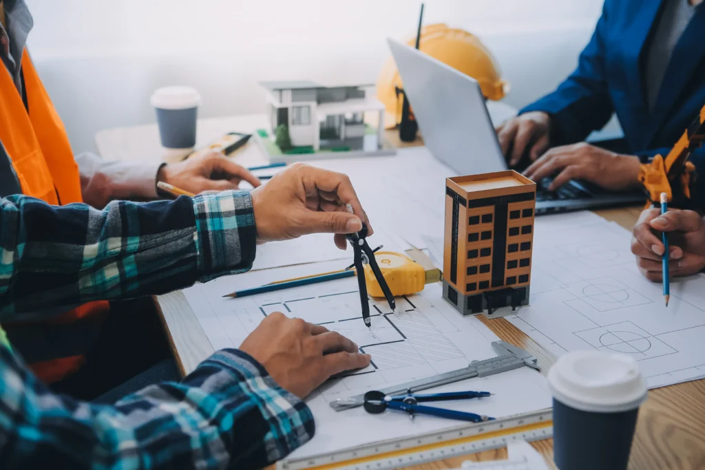 builders in Melbourne working on residential construction project digital marketing services
