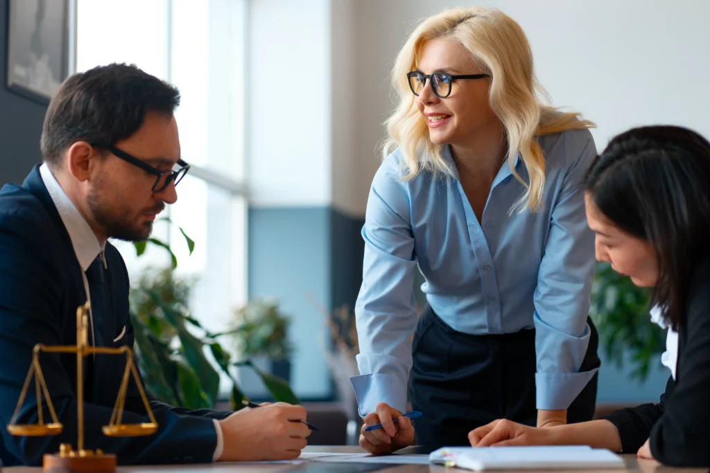 lawyer in Brisbane consulting client PPC advertising for law firms