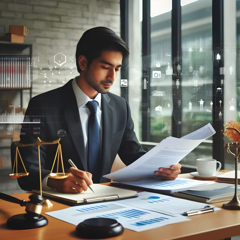 Legal services website interface showcasing professional web design in Sydney