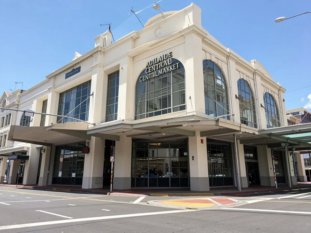Adelaide city skyline for restaurant branding and graphic design services
