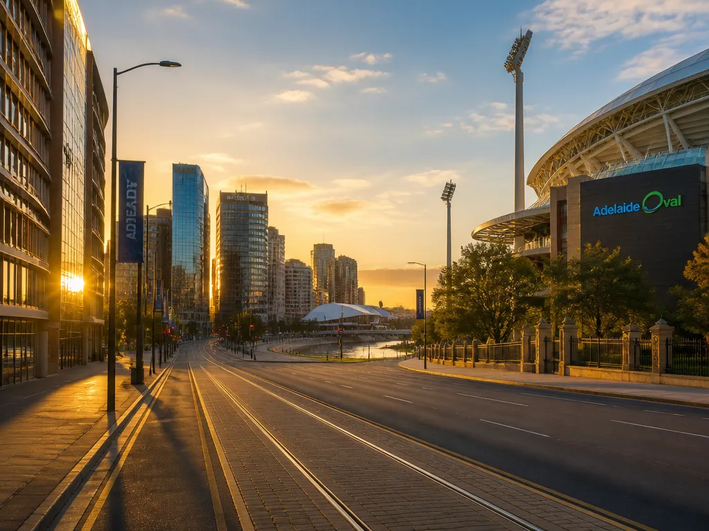 Adelaide city skyline for dental PPC advertising services