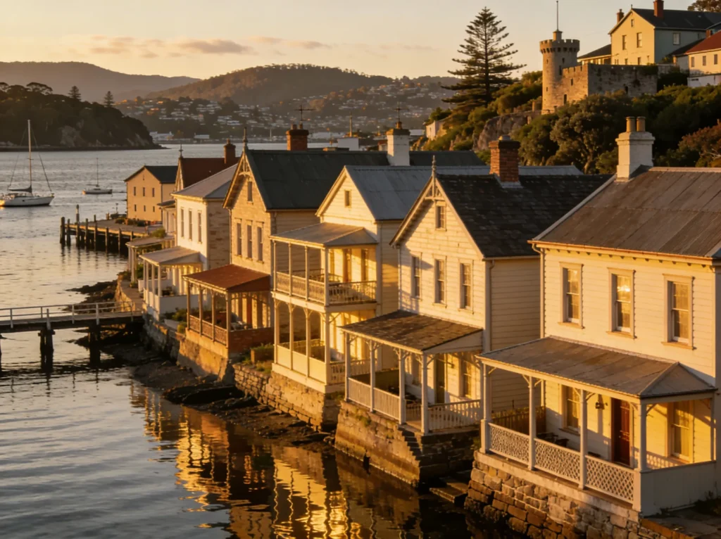 Hobart city skyline representing app development services for builders in Hobart