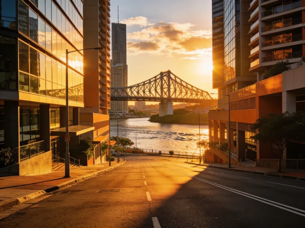 Brisbane Queensland skyline for dental digital marketing services