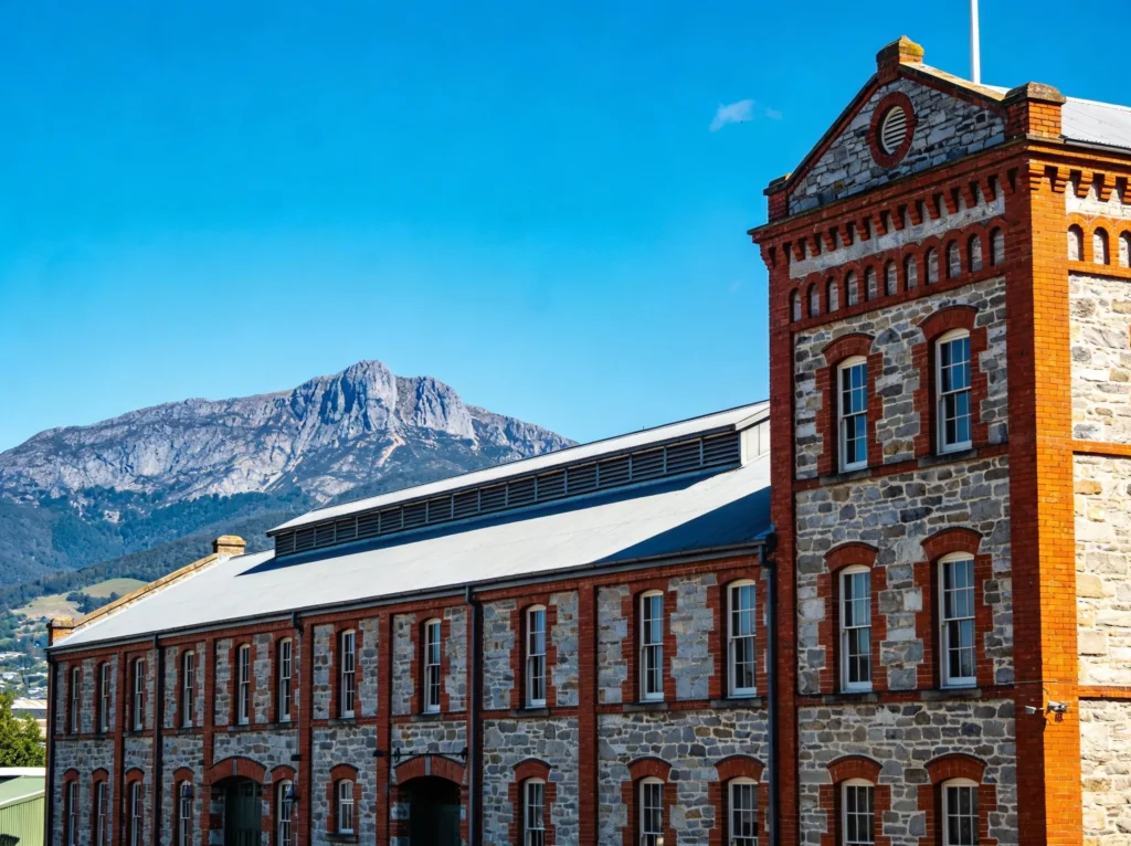 Hobart Tasmania skyline for electrician branding and graphic design services