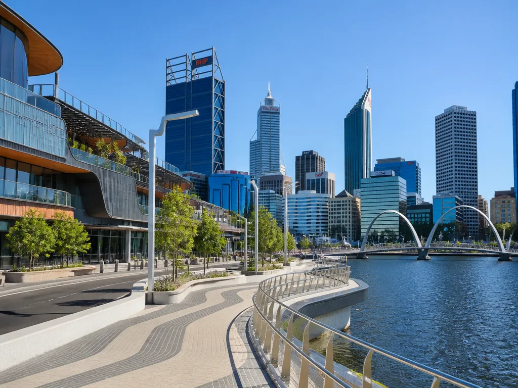 Perth city skyline for accounting PPC advertising services