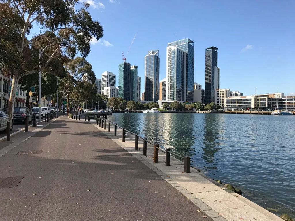 Perth city skyline for real estate PPC advertising services