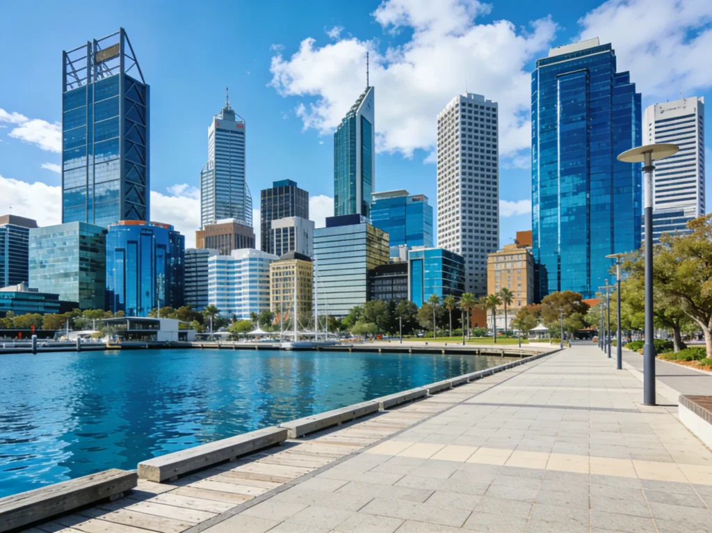 Perth city skyline for chiropractic PPC advertising services