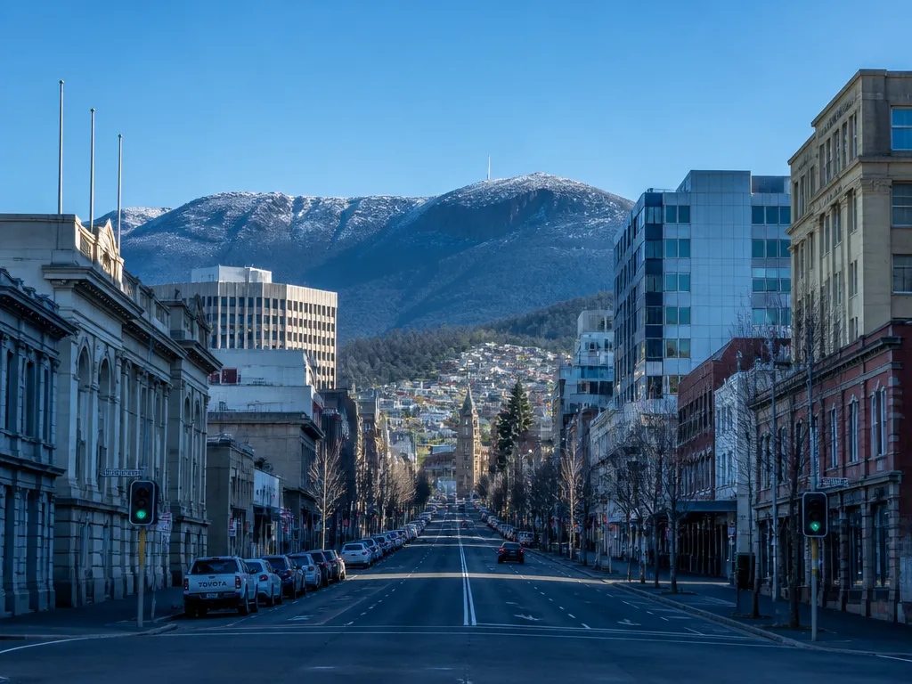 Hobart Tasmania skyline for restaurant PPC advertising services