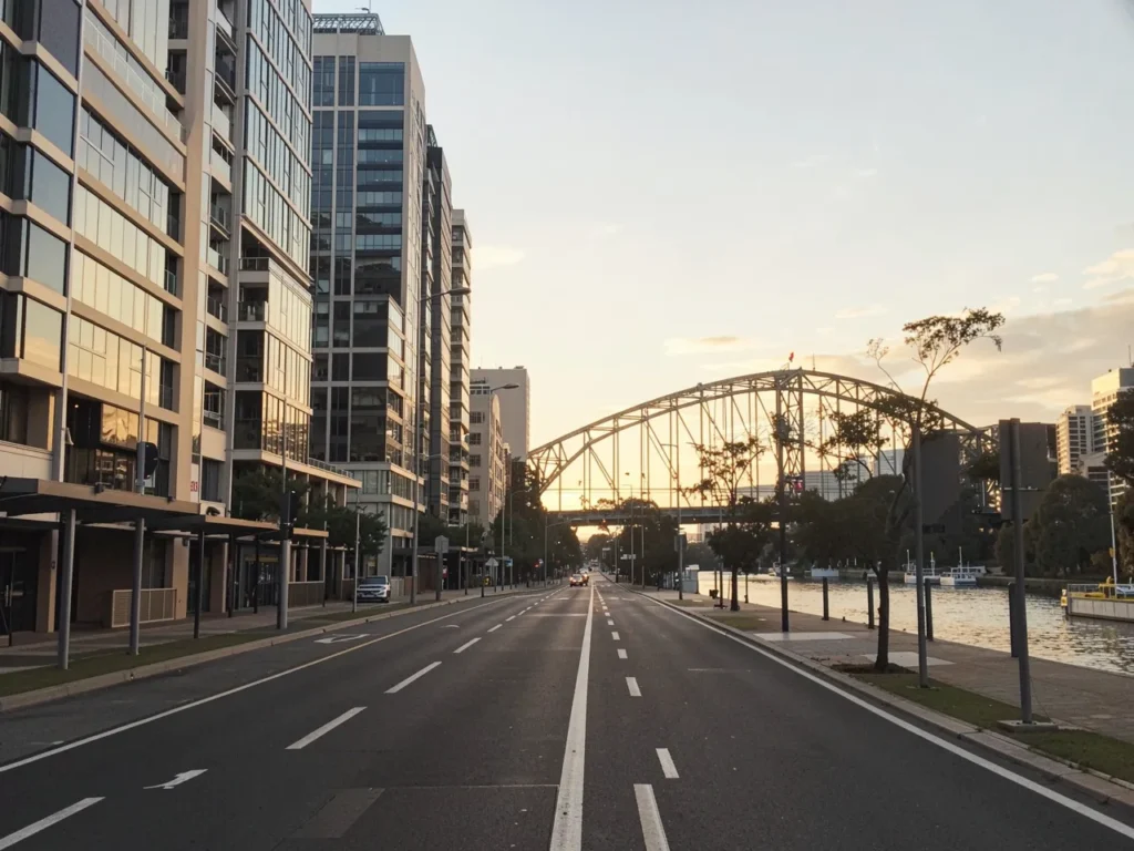 Brisbane Queensland skyline for lawyer digital marketing services