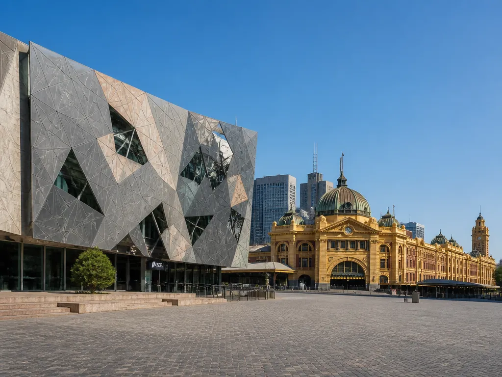 Melbourne city skyline for accounting branding and graphic design services