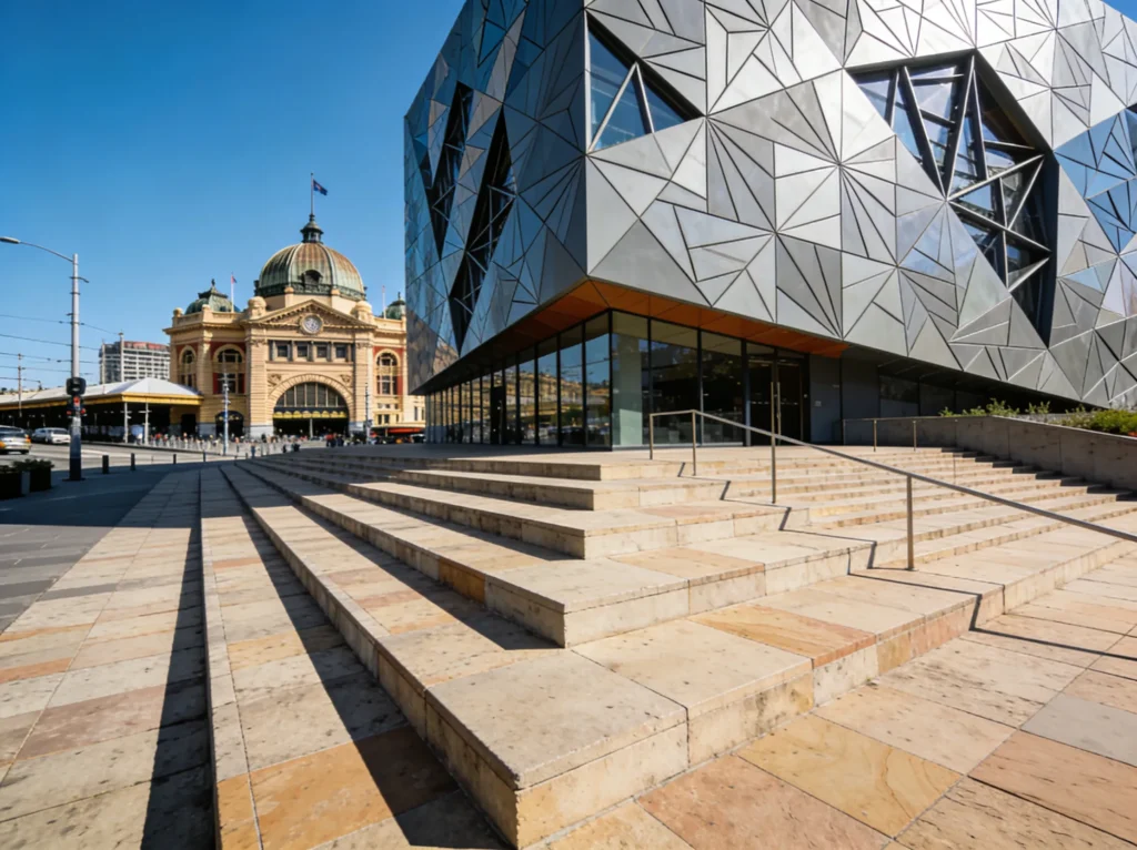 Melbourne city skyline for physiotherapy branding and graphic design services